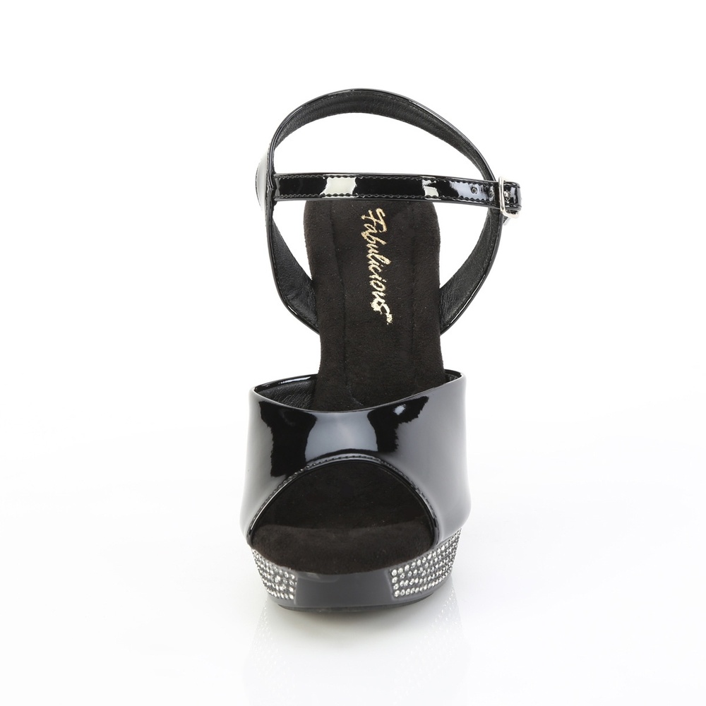 Fabulicious - ATHENA509 Ankle strap sandal - Black